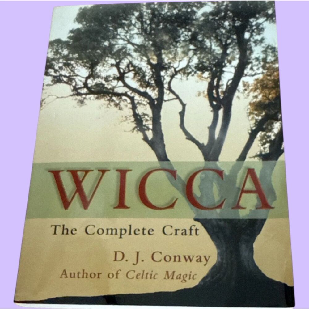 Wicca The Complete Craft by D.J. Conway Pagan Witchcraft Guide Like New